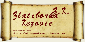 Zlatiborka Kezović vizit kartica